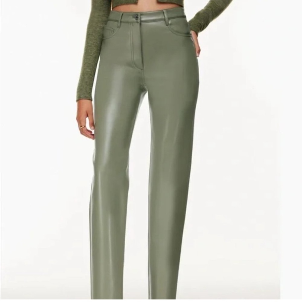 ARITZIA VEGAN LEATHER PANT